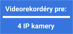 NVR pre 4 IP kamery | ALERTECH Žilina